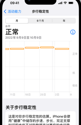 聂荣iPhone手机维修如何在iPhone开启'步行稳定性通知'