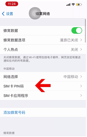 聂荣苹果14维修网分享如何给iPhone14的SIM卡设置密码 